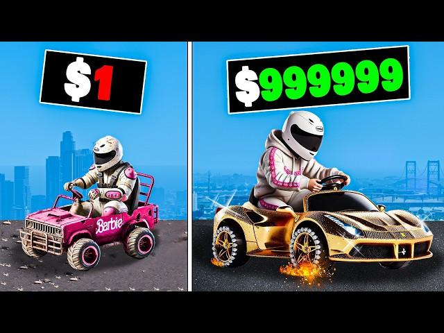 $1 to $1,000,000 Power Wheels in GTA 5