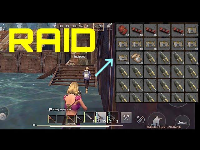 Online Raid on Badge base / longest Raid in my life /last island of survival/last day rules survival