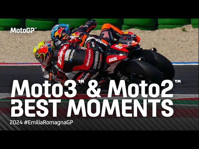 Best Moto3™ & Moto2™ Moments!  | 2024 #EmiliaRomagnaGP