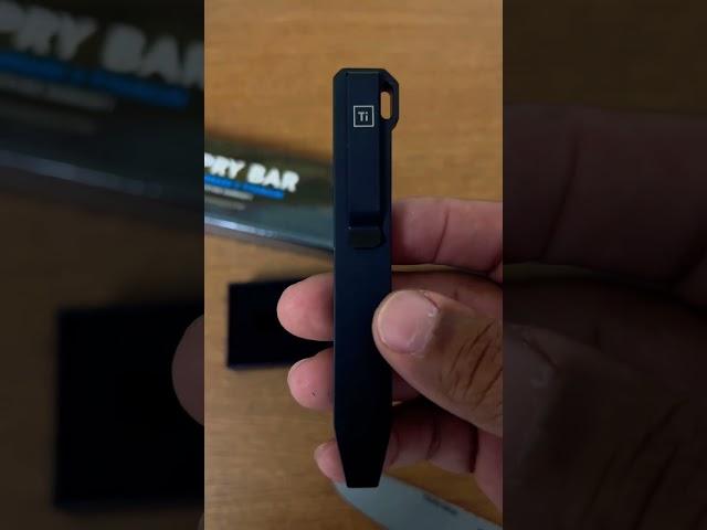 Big Idea Design| TI Pry Bar Titanium| Perfect for your everyday carry(EDC) #short #youtubeshorts