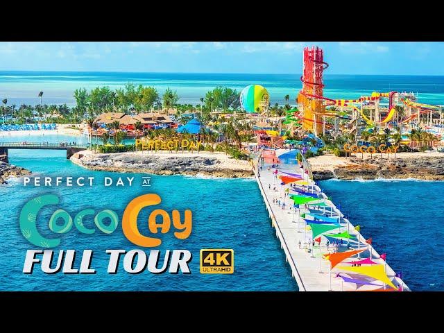 Perfect Day Coco Cay | Full Walkthrough Tour & Review | Royal Caribbean | 4K