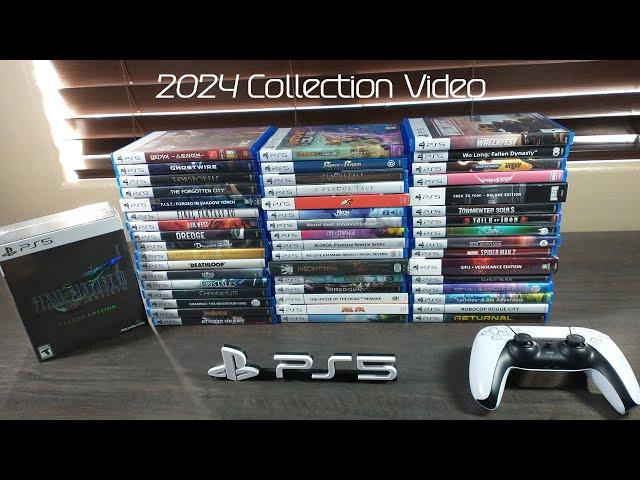 PS5 Collection Video 2024 with 50 games total!!