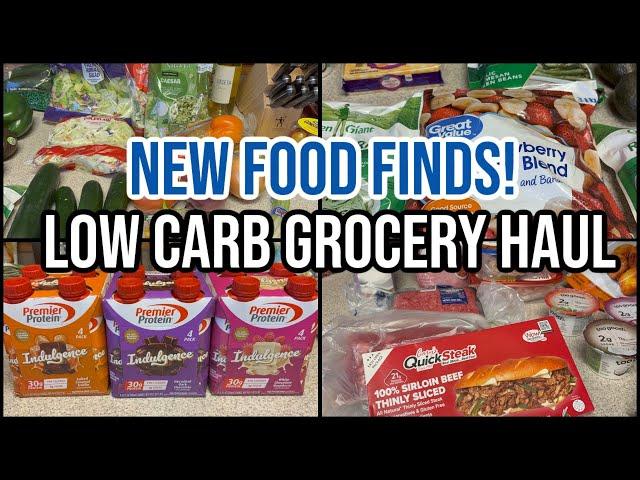 NEW FOOD FINDS! LOW CARB Grocery Haul + Meal Plan | Walmart Grocery Haul