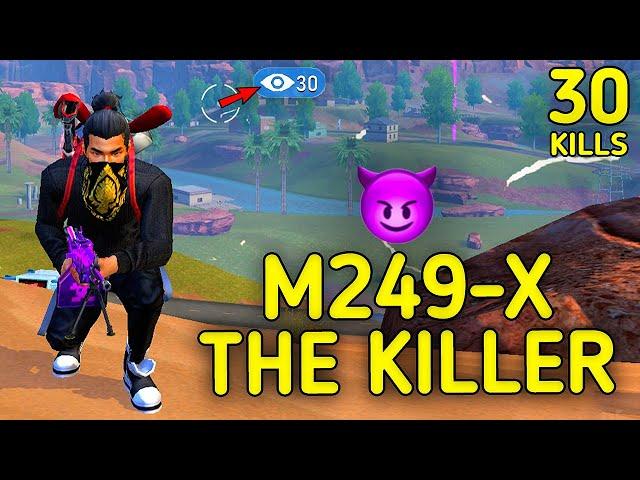 SOLO VS SQUAD || M249 X ULTIMATE FIREPOWER !!! ITZ TRULY UNSTOPPABLE || 90% HEADSHOT INTEL I5