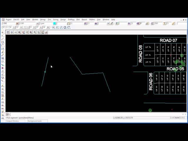 12d Model CAD - Create a Point at the Mid Point of a Line