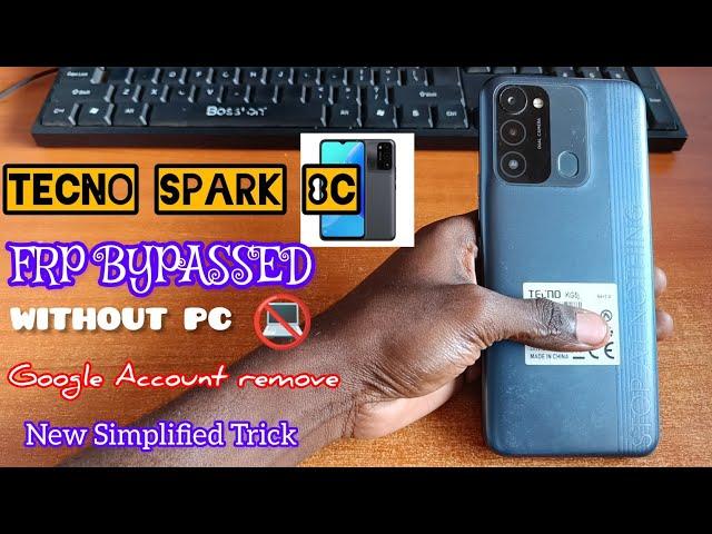 How to simply BYPASS FRP of TECNO SPARK 8C KG5j WITHOUT PC (Google Account remove) - Soft & Hard