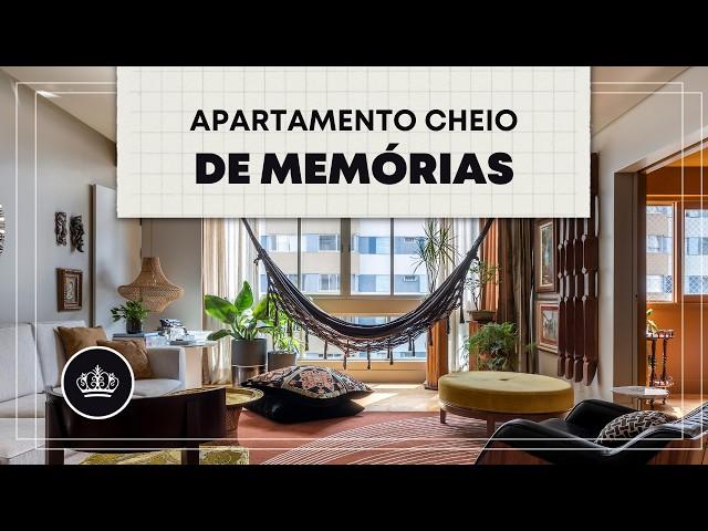 Apartamento com ARTE, PLANTAS, GARIMPOS E MEMÓRIAS