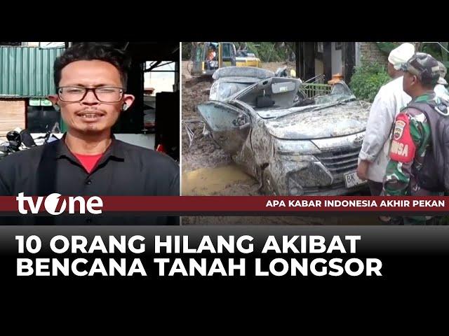 Kondisi Terkini Tanah Longsor yang Menerjang Karo Sumut | AKAP tvOne