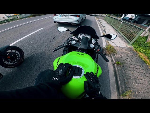 Die Kawasaki Ninja ZX6R - Erste Fahrt + Anmeldung