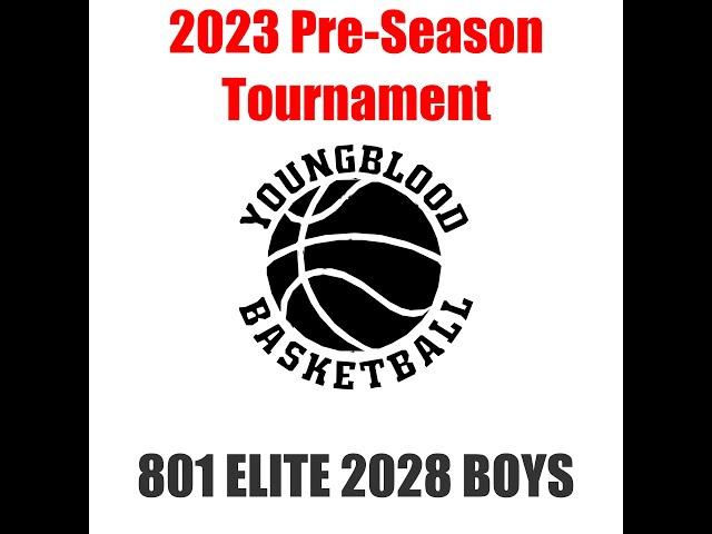 Team D'Luxe 2028 boys VS Fantomz 2028 Elite Youngblood Pre-Season Tournament Dec 1-2 2023