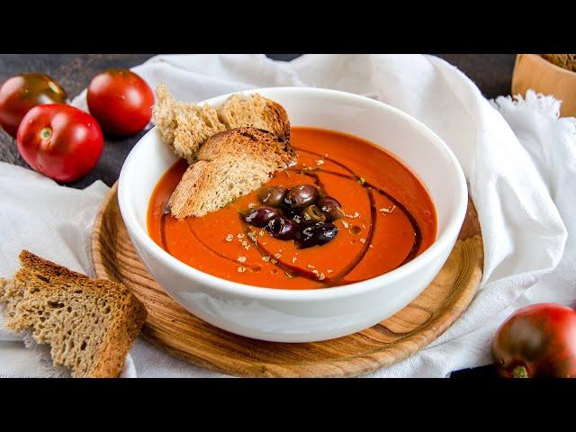 Tomato Puree Soup - a simple warming recipe