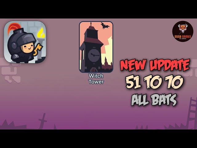 Tricky Castle: Witch Tower Level 51 To 70 - All Bats , iOS/Android Walkthrough