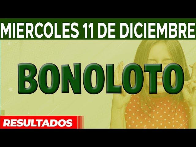 Resultado del sorteo Bonoloto del Miércoles 11 de Diciembre del 2024.