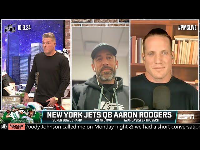 Aaron Rodgers Wednesday | The Pat McAfee Show Live | October 9th 2024