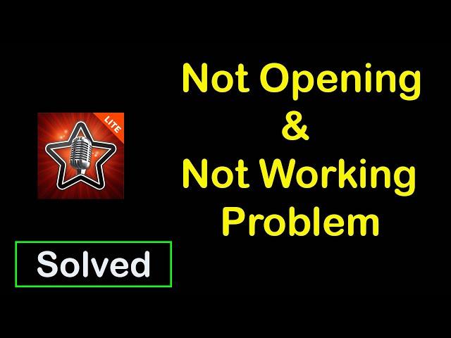 How to Fix Starmaker Lite App Not Working | Starmaker Lite Not Opening Problem in Android Phone