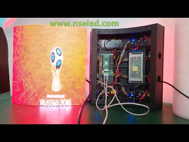 How to install P2.5 flexible/soft led module/display/screen