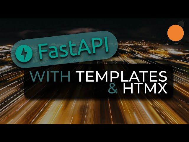 FastAPI Python framework - Returning HTML templates (with HTMX integration)