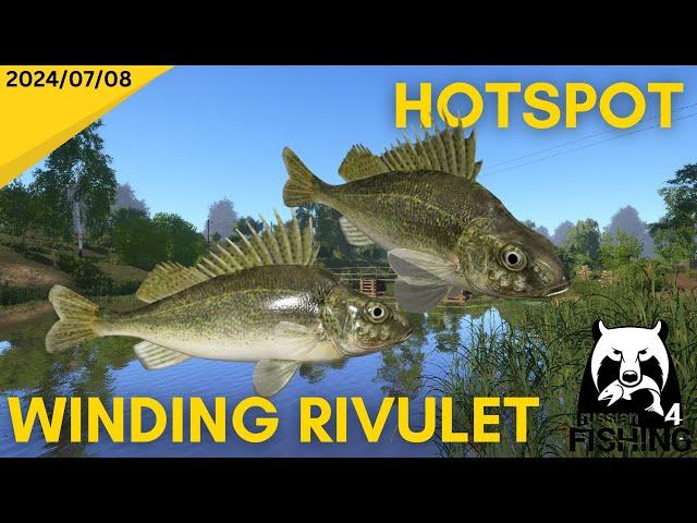 Ruffe Hotspot, Winding Rivulet Russian Fishing 4