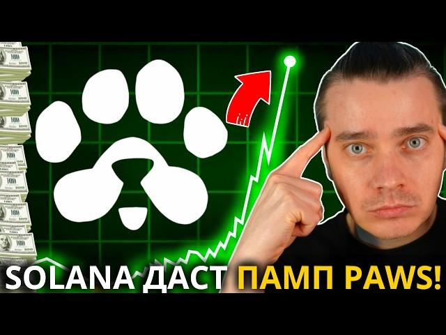 ️ PAWS 🟢 СРОЧНО! 🟢 SOLANA ДАСТ ПАМП PAWS! ЭТО БУДЕТ ОДИН ИЗ МОЩНЕЙШИХ ЛИСТИНГОВ ИЛИ ЭПИЧНЫЙ ПРОВАЛ!