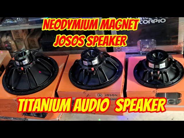 NEODYMIUM MAGNET JOSON SPEAKER//TITANIUM AUDIO SPEAKER @EDLIM ELECTRONICS  ‎@electrosoundsanddiy 