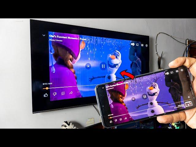 How to Connect Android Phone to Smart TV | Screen Mirroring | Wireless Display