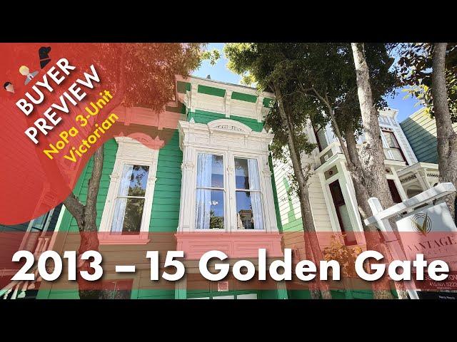 Buyer Preview: 2013 - 2015 Golden Gate San Francisco, NOPA - 4K