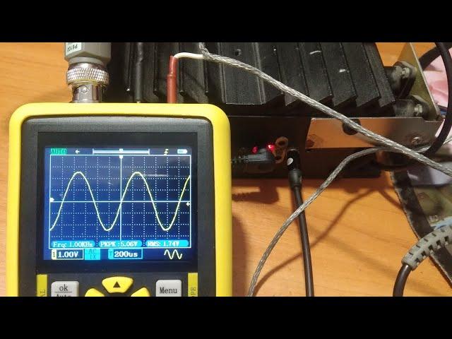 Замер мощности усилителя с помощью осциллографа