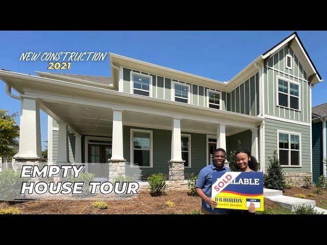 EMPTY HOUSE TOUR 2021 | NEW CONSTRUCTION | DR HORTON | CLOSING DAY | MODERN CRAFTSMAN HOUSE