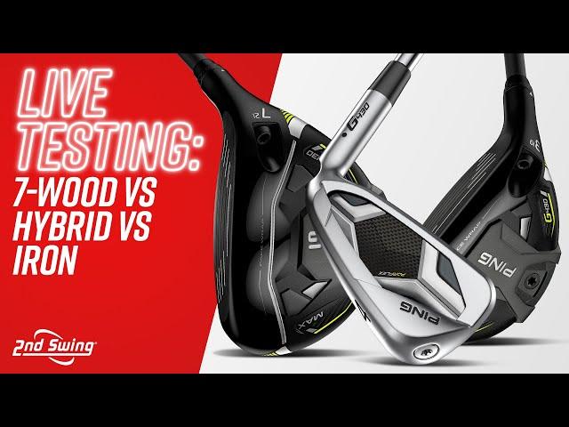 7-Wood, Hybrid, Utility Iron, or Iron?? 2nd Swing LIVE