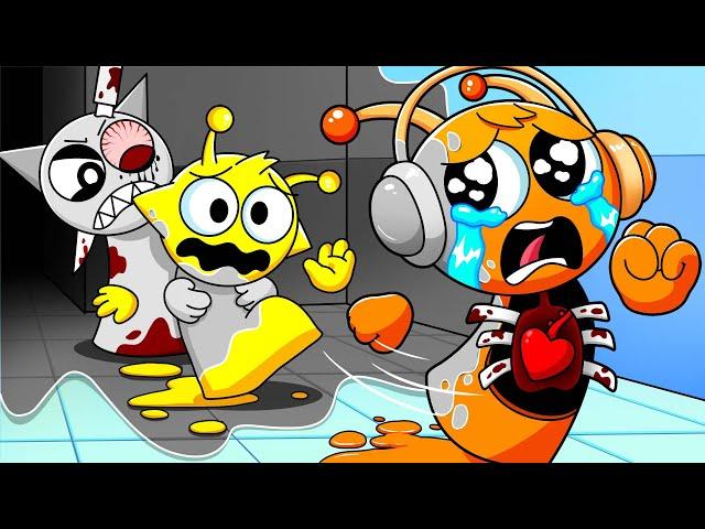 All Phases Incredibox Sprunki: ORANGE OREN But the COLORS are MISSING | Incredibox Sprunki Animation