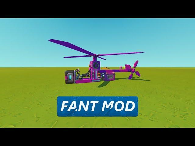 Scrap Mechanic Test Branch UPDATE | Fant Mod UPDATE - 6.51 | New Block - Adjustable Rotor