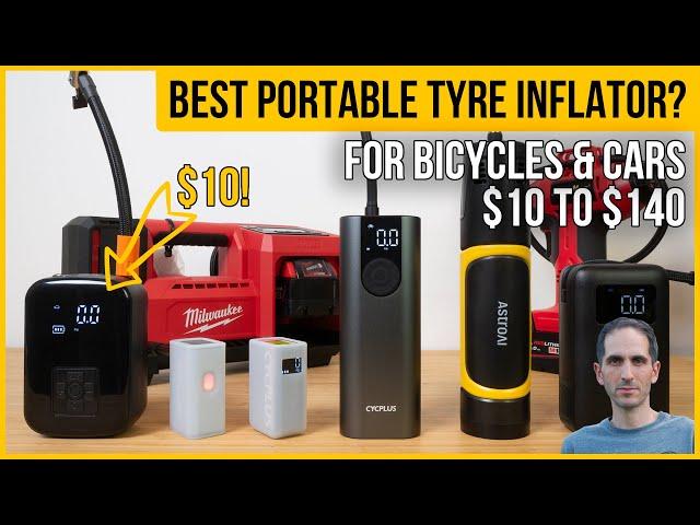 The Best Portable Tyre Inflator from only $10? Find the Perfect Emergency Pump for a Bicycle or Car