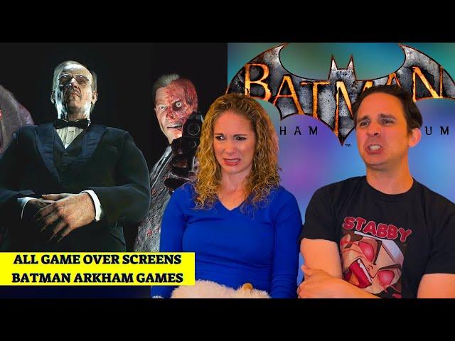 All Game Over Death Scenes in Batman Arkham Series Reaction