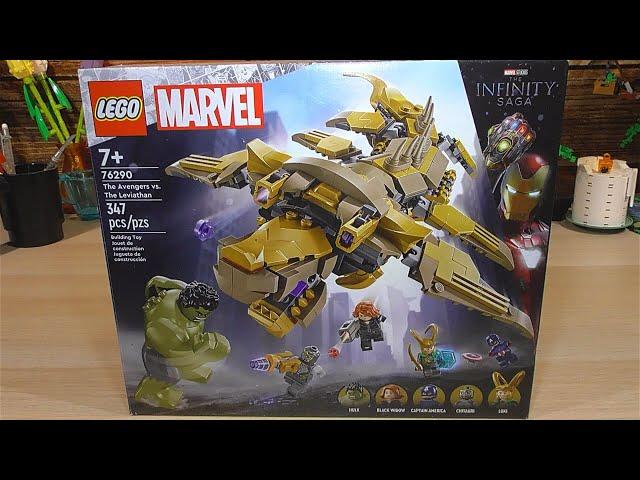 Pure build  LEGO The Avengers vs. The Leviathan ASMR | 76290