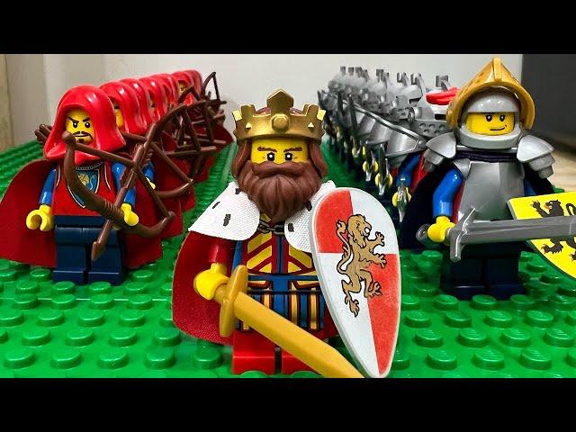 A LEGO Lion Knight Army