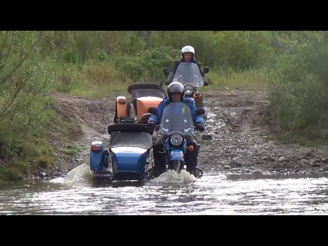 Ural Motorcycle River Crossing