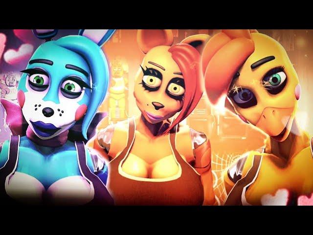 [SFM FNAIA] Five Nights At Anime All FNAF Movie Animtronics As Girls Friendly Girlfriend Jump scares