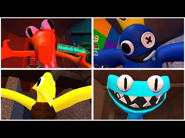 RAINBOW FRIENDS ALL ROLLER COASTER JUMPSCARES