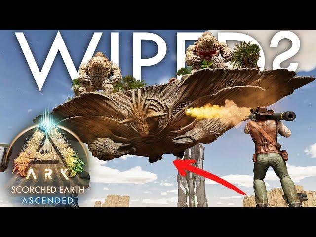 DID THEY WIPE US?!! ARK Official Small Tribes PVP Ascended Scorched Earth