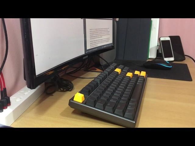 Ducky One DKON 1687 Brown Switch Sound Test