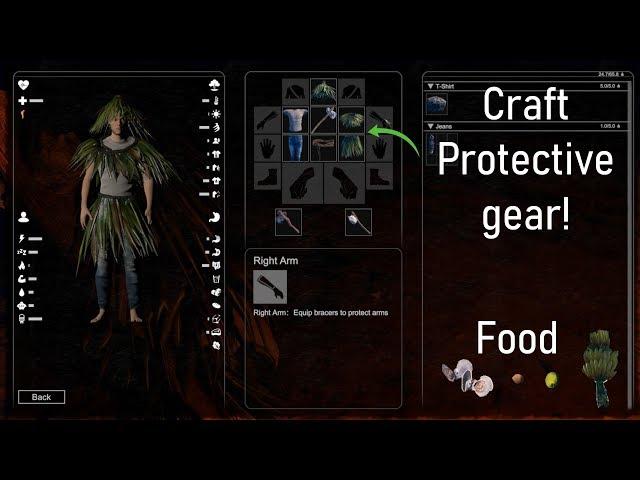 Survisland - Food, fire and protective gear