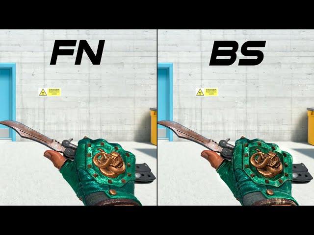 CS2 Broken Fang Gloves | Jade - Skin showcase all floats [4K60FPS]