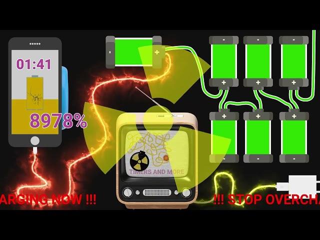 6000000% OVERCHARGING Phone Battery | STRONG GLITCHY END + EXPLOSION