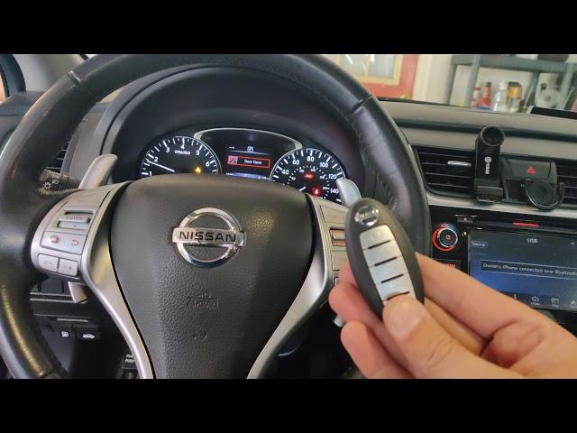 Nissan Altima New smart key cut and programmed DY Locksmith Charlotte NC (980)260-9191 #locksmith