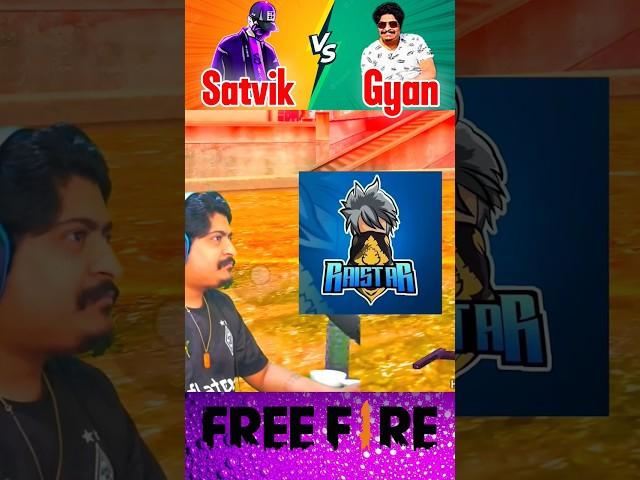 Satvik Vs Gyan Gaming & Raistar  #shorts #short #today #viral #ashortday @GyanGaming @satvik