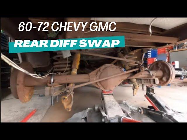 Removing and Replacing the Rear Differential in a 1960-1972 C10 or GMC!  The easy way!!  Let’s Gooo!