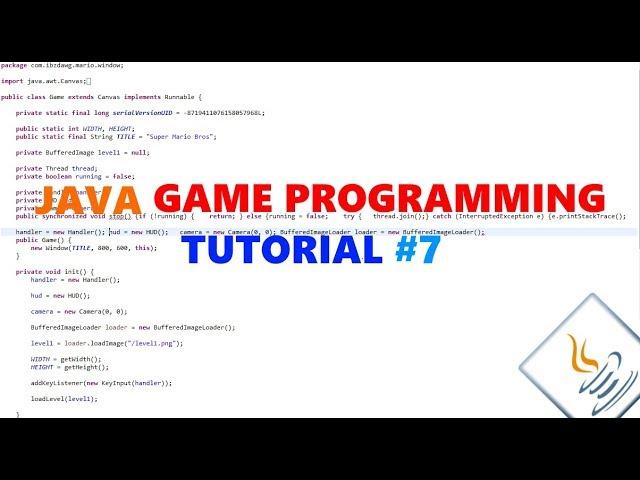 Java Game Programming #7 - Creating a Camera that Follows the Player!
