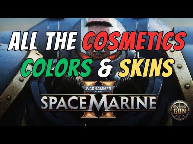 Space Marine 2 - All Cosmetics, Customization & Skins Shown