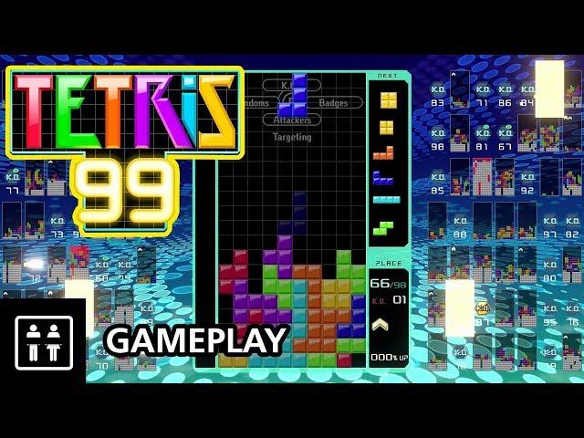 Tetris 99 Battle Royale (BACK TO BACK WINS) - Nintendo Switch Gameplay