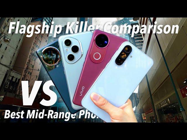 [EN]Flagship Killer Comparison! Honor 400 pro vs Poco F7 Ultra vs Galaxy A56 vs Vivo V50!